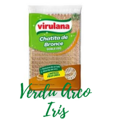 Esponja Virulana Chatita De Bronce