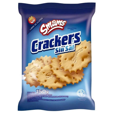 Crackers Sin Sal x 150 g SIN TACC SMAMS