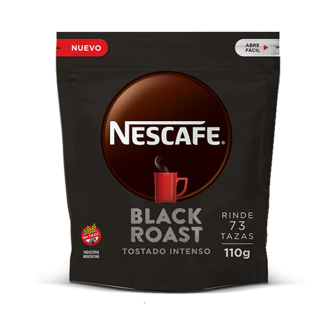 Café Instantáneo NESCAFÉ® Black Roast Doypack x 110gr Nescafe