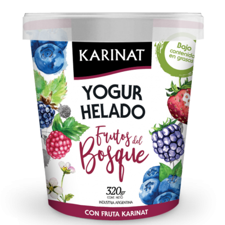Yogur Helado Frutos del Bosque x 320 g KARINAT