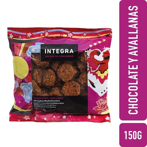 Galletitas Chocolate y Avellanas x 150g - lntegra