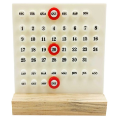 Calendário Decorativo - MDF - comprar online