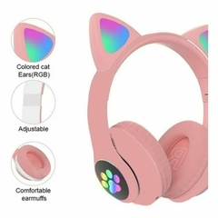 Fone de Ouvido- Orelha de Gatinho Led - comprar online