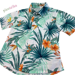 Camisa Tropical Verde na internet