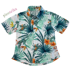 Camisa Tropical Verde