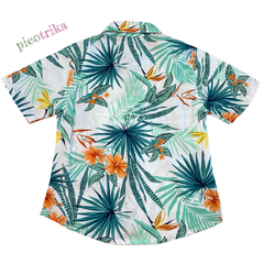 Camisa Tropical Verde - Pico Trika