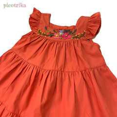 Vestido Duda Laranja - Pico Trika