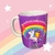 Taza cerámica unicornios