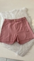 Shorts com Cinto Rosa