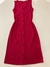 Vestido regata - canelado- Pink