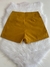 Shorts Suede Colors Mostarda - comprar online