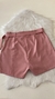 Shorts com Cinto Rosa - comprar online