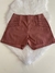 Shorts Suede Colors Rosa Antigo