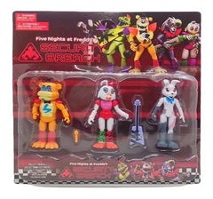 Fnaf SECURITY BREACH Five Nigths Freddy Blister x3 - comprar online