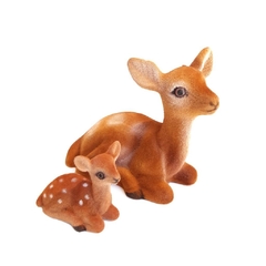 Pack x2 BAMBI de Felpa Echado Mini y Mediano - comprar online