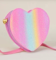 Cartera Corazón arcoiris