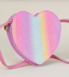 Cartera Corazón arcoiris - comprar online