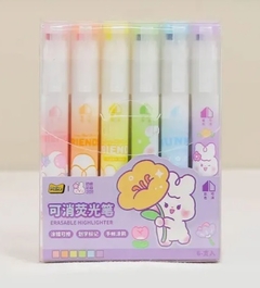 Marcador borrable Kawaii x6 - comprar online