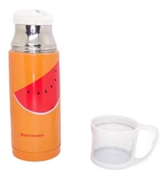 Termo SANDIA Acero con Taza Fruta Frio 350ml