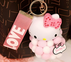 Llavero HELLO KITTY SANRIO Pompones en internet