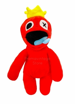 Peluche RAINBOW FRIENDS Roblox Crown Corona Blue Black Red