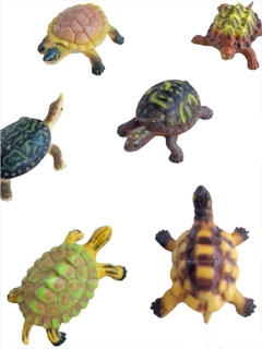 Mini tortugas de Plástico coleccion x 12 - tienda online