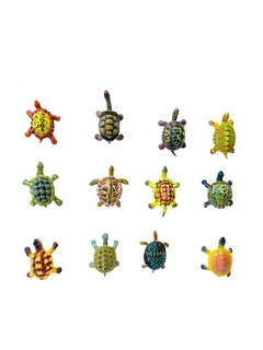 Mini tortugas de Plástico coleccion x 12