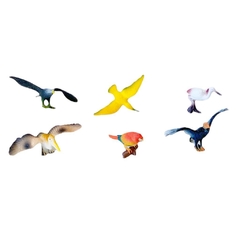 Imagen de Mini Aves Surtidas plastico Coleccion x 12