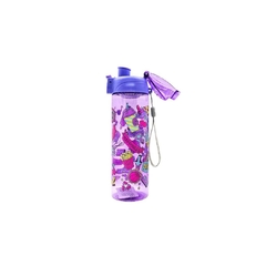 Botella Plástico Colores Estampada Agua Deporte Dosificador - tienda online