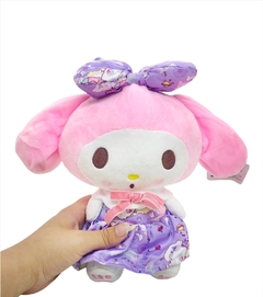 Peluche SANRIO My Melody vestido y moño 20cm - Premavintage