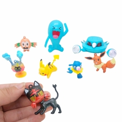 Figuras Pokemon En Caja Pikachu Psyduck Mewtwo Eevee Surtido X8 en internet