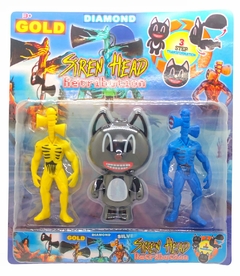 Sirenhead Muñeco Figura Blister X3 - tienda online