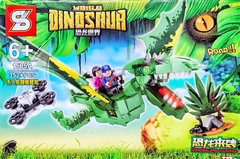 Bloque Encastrable de Jurassic Word: Dinosaurio Volador