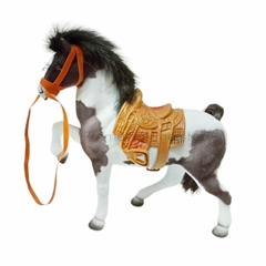 Caballos Felpa con Montura 20cm en internet