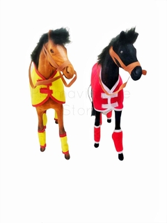 Caballo de Polo con Manta y Polainas 32cm - comprar online