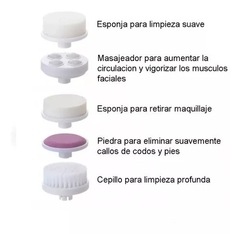 Cepillo Facial Exfoliante Limpieza Masaje A Pilas 5 En 1 - tienda online