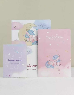 Cuaderno UNICORNIO x3