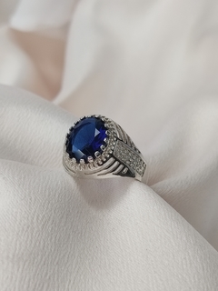 Anillo Linea Blue