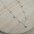 Chocker com cristais prata 925