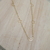 Chocker lua e estrela banho de ouro - comprar online