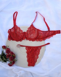 Conjunto Charmoso Vermelho