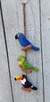 Artesanato Penquinha com pássaros 8cm 3D na internet