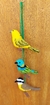 Penquinha com pássaros 12cm 3D - comprar online