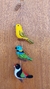 Imagem do Penquinha com pássaros 12cm 3D