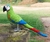 Pássaro Maracanã-guaçu 3D