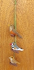 Artesanato Penquinha com pássaros 8cm 3D - loja online