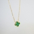 Collar Dupe Van Cleef Verde