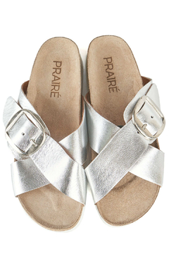 Sandalia Argent Cross Birk - comprar online