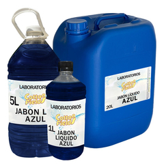 Jabon Liquido Azul Para Ropa Baja Espuma X 5 Lts en internet