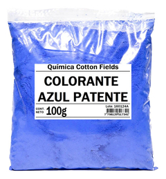 Colorante Azul Patente X 100g - Alto Rendimiento